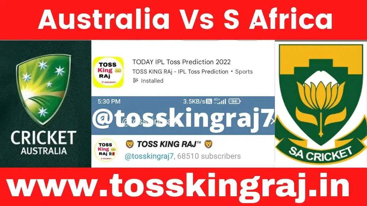 AUS vs SA Toss And Match Prediction | ICC Men's World Cup 10th Match Prediction