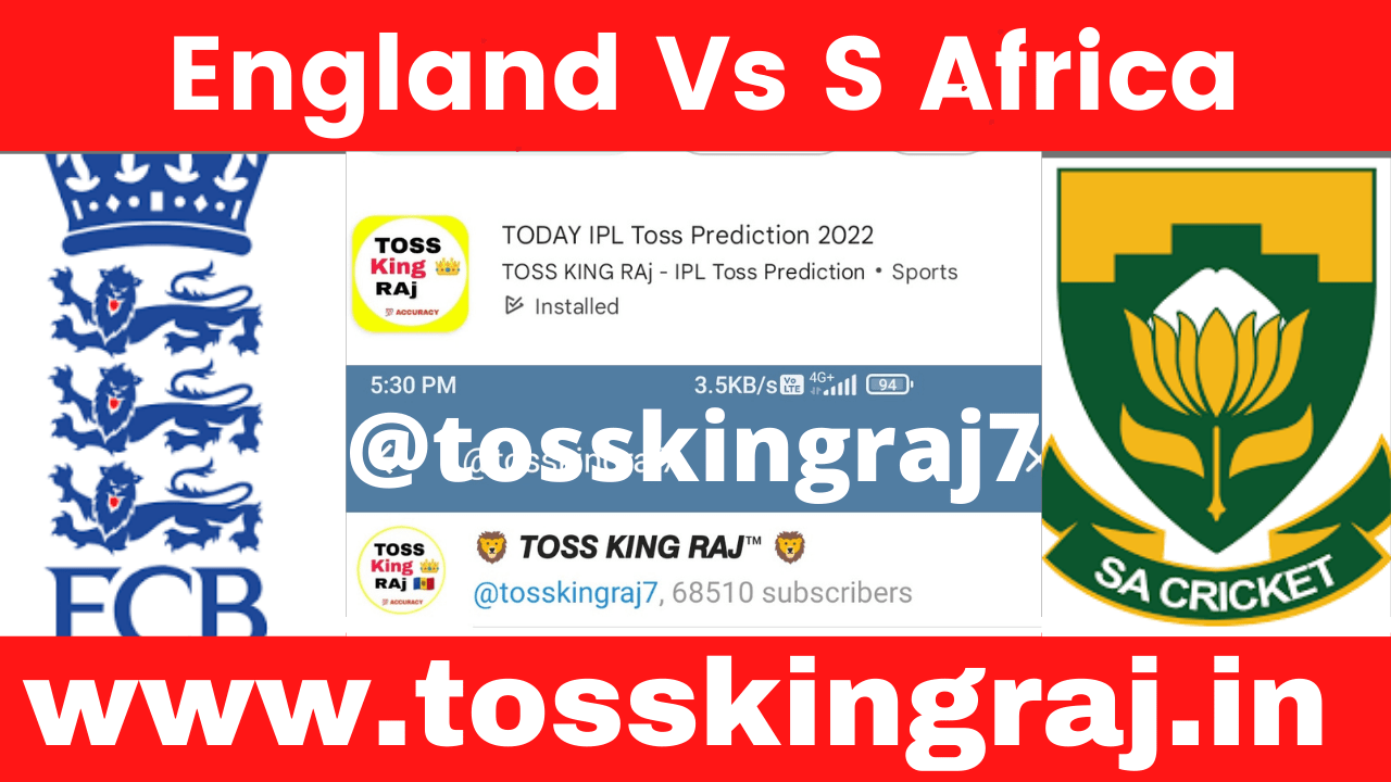 ENG vs SA Toss And Match Prediction | ICC Men’s World Cup 20th Match Prediction