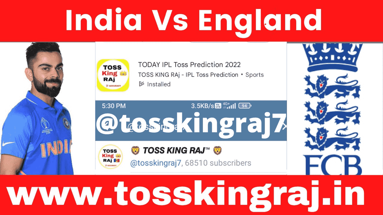 IND vs ENG Toss And Match Prediction | ICC Men's World Cup 29th Match Prediction