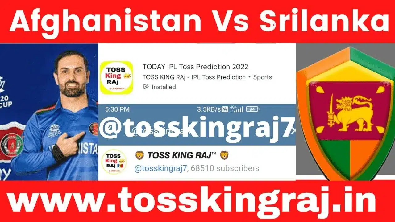 AFG vs SL Toss And Match Prediction | ICC Men's World Cup 30th Match Prediction