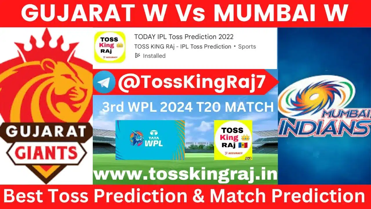 GG W Vs MI W Toss Prediction Today | 3rd WPL T20 Match 2024 | Gujarat Giants vs Mumbai Indians Today Match Prediction