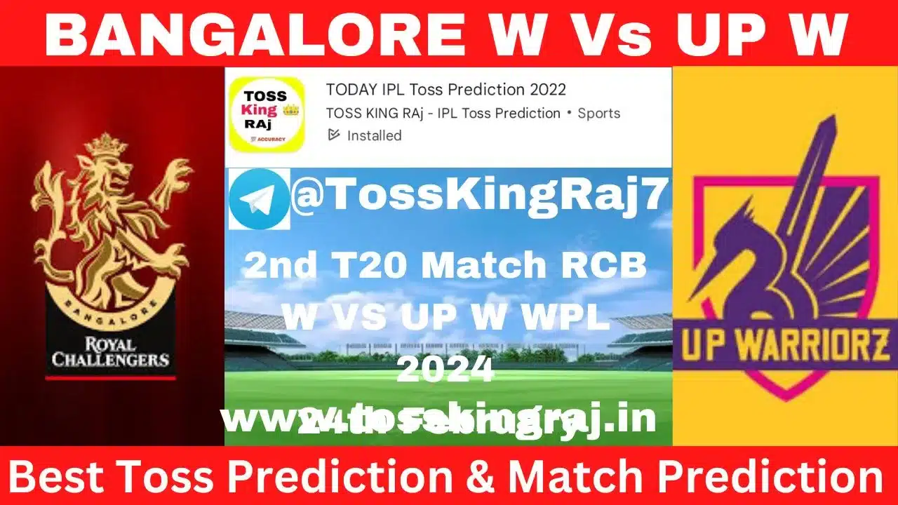 RCB W Vs UP W Toss Prediction Today | 2nd WPL T20 Match 2024 | Royal Challengers Bangalore Vs UP Warriorz Women Today Match Prediction