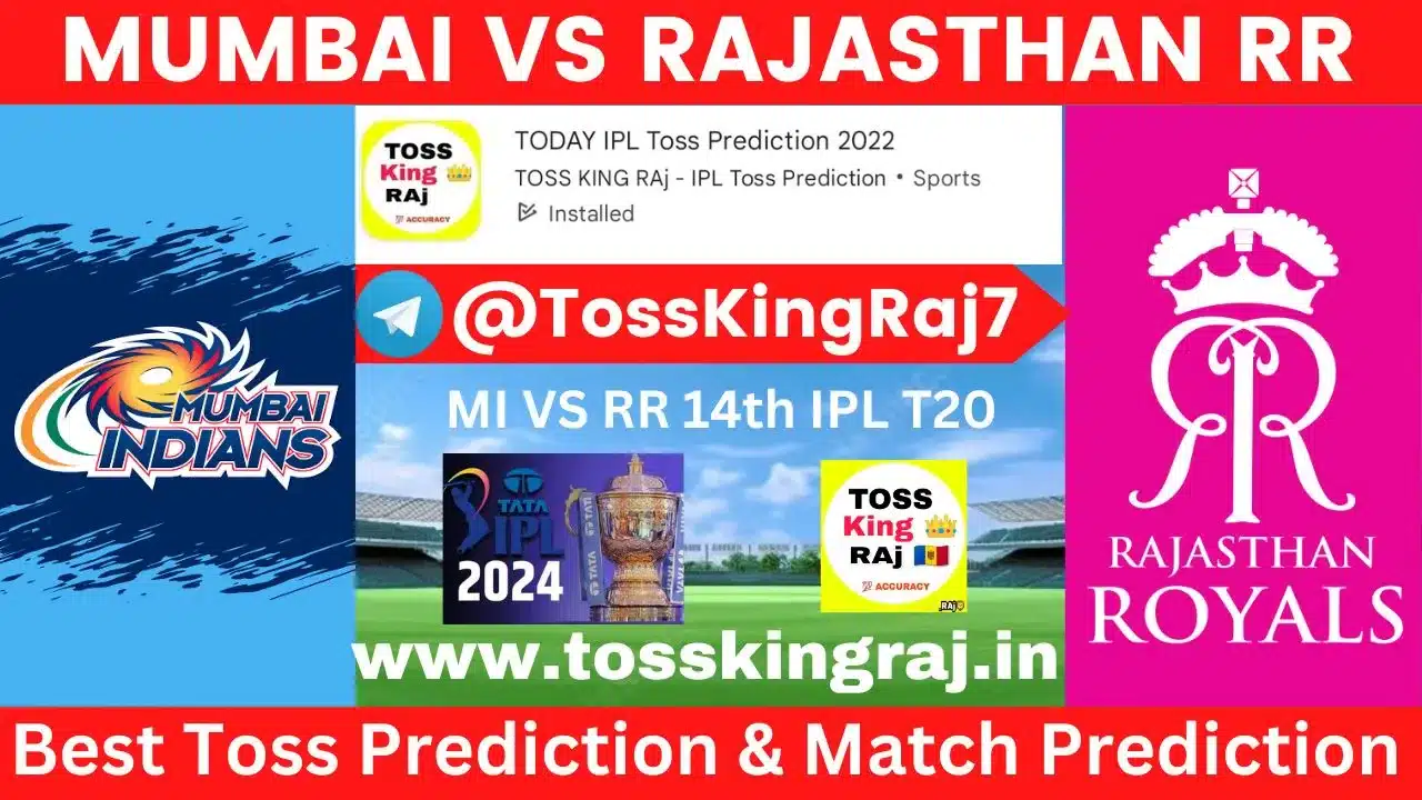MI Vs RR Toss Prediction Today | Mumbai Indians Vs Rajasthan Royals Today Match Prediction | 14th Match IPL 2024