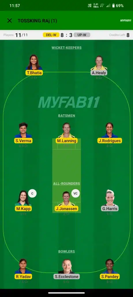 DC W VS UP W Toss Prediction Today | Delhi Capitals Womens Vs UP Warriorz Womens Today Match Prediction | 15th WPL T20